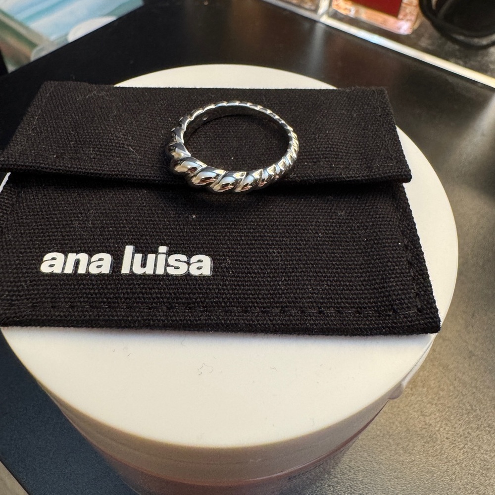 Ana Luisa Silver twist ring
